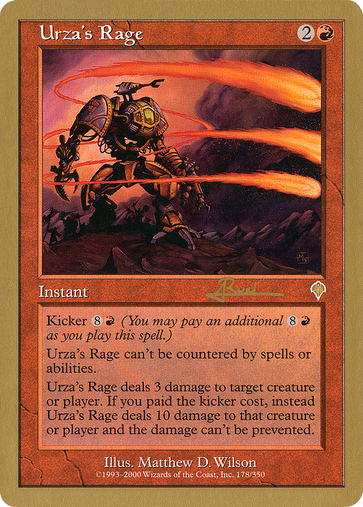 Urza's Rage [WC01-ar178]