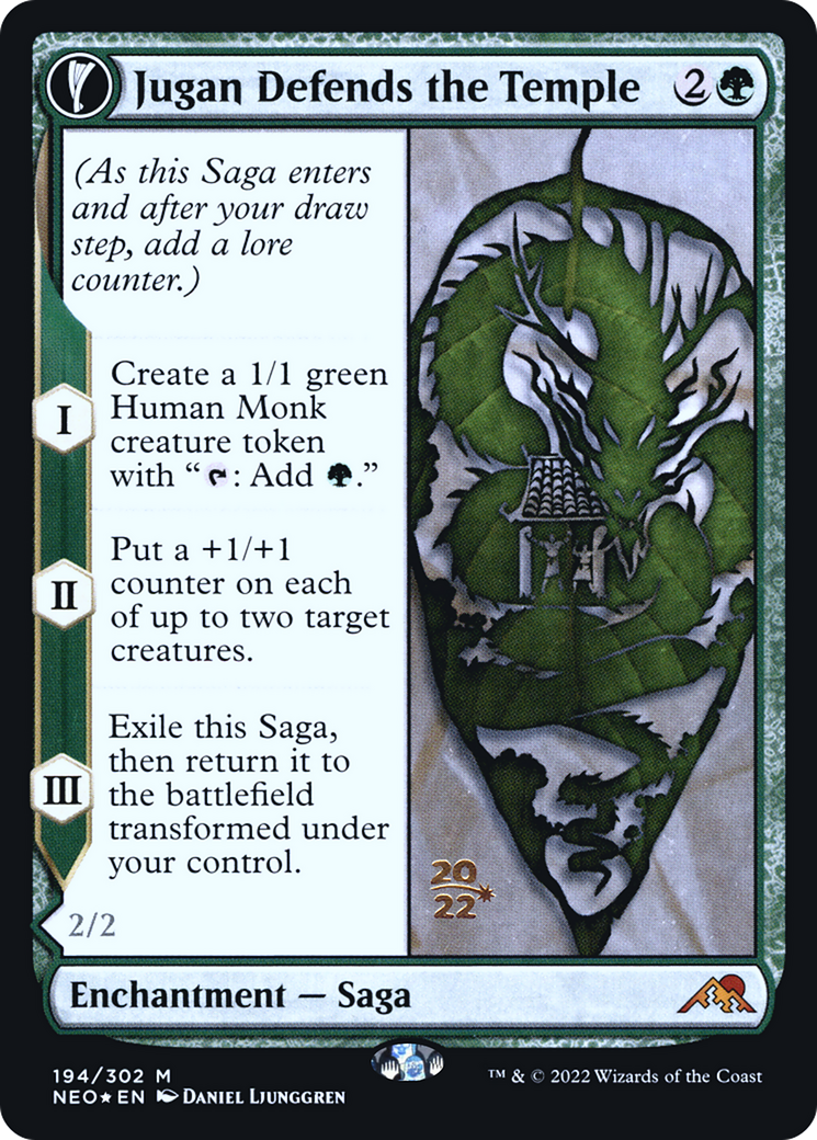 Jugan Defends the Temple // Remnant of the Rising Star - Prerelease Promo [PNEO-194s]