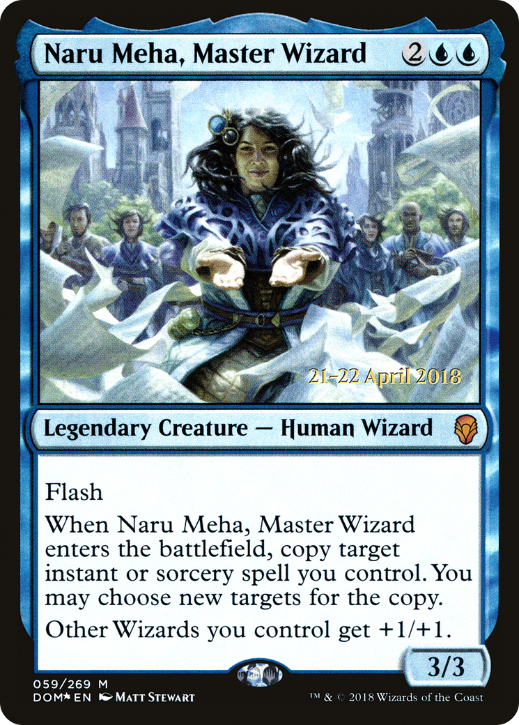 Naru Meha, Master Wizard - Prerelease Promo [PDOM-59s]