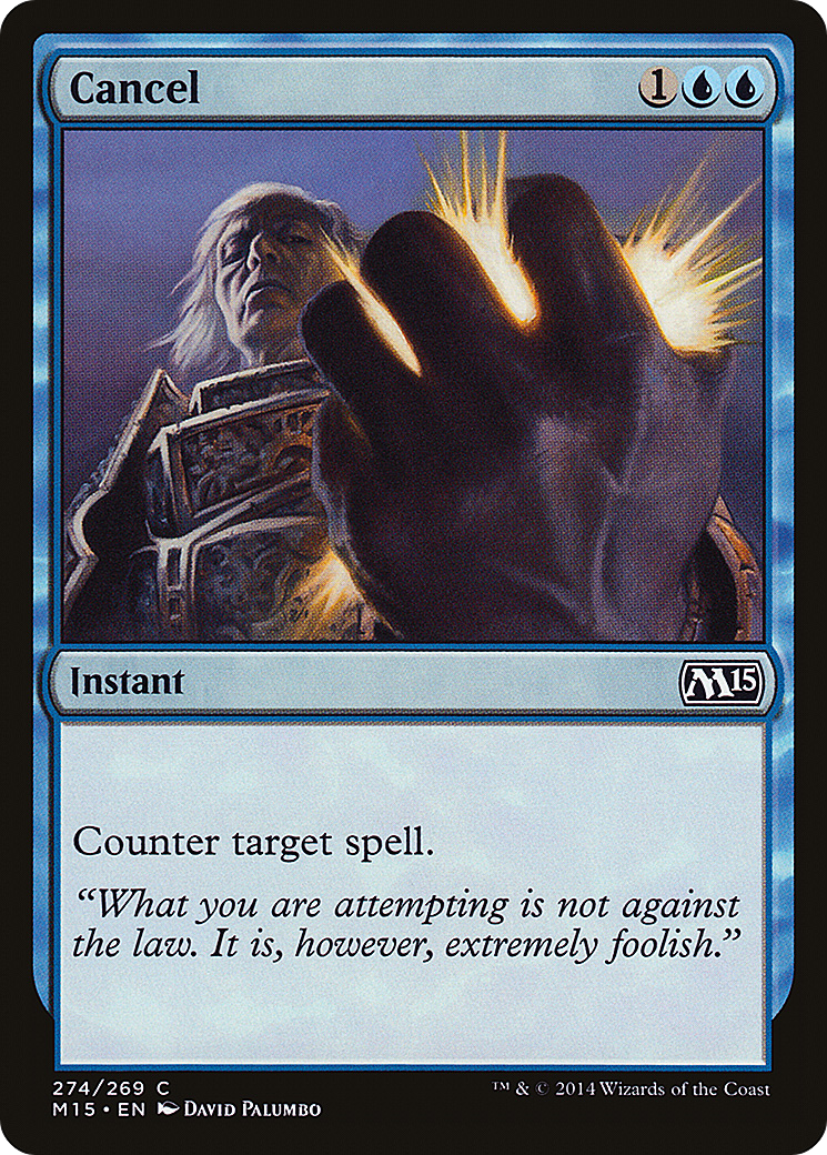 Cancel [M15-274]