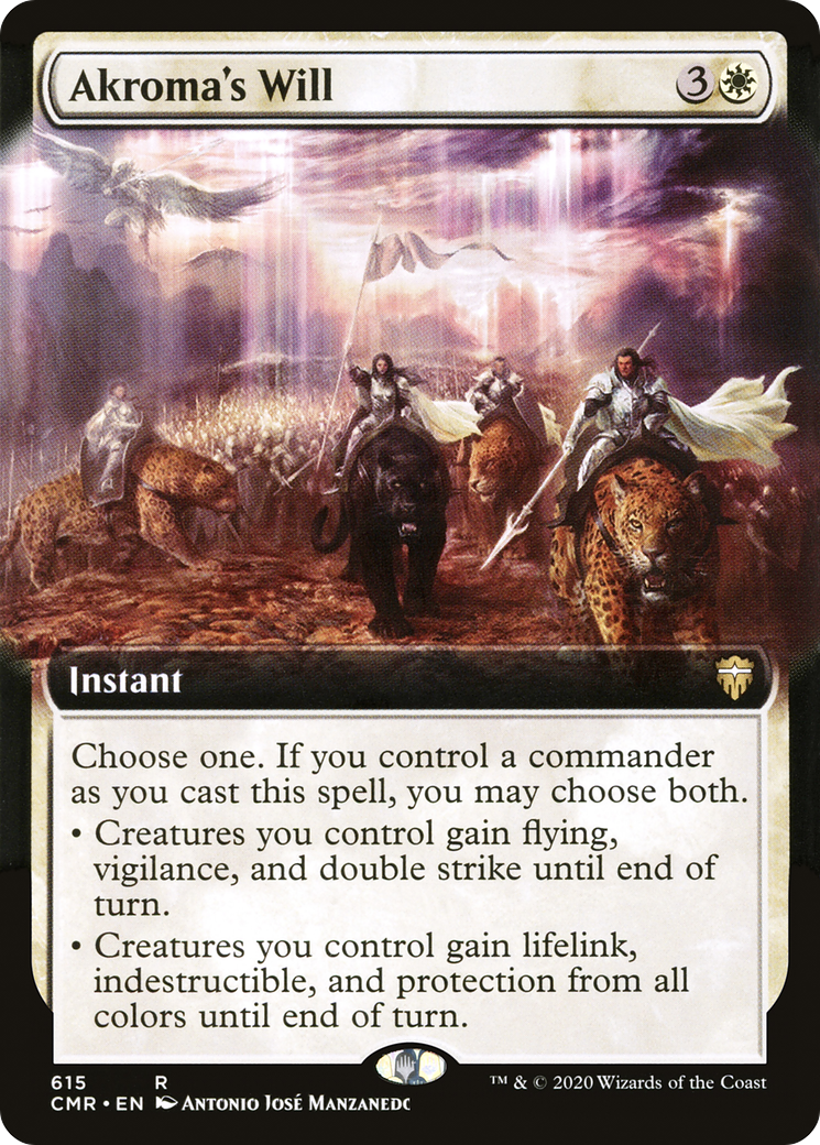 Akroma's Will - Extended Art [CMR-615]