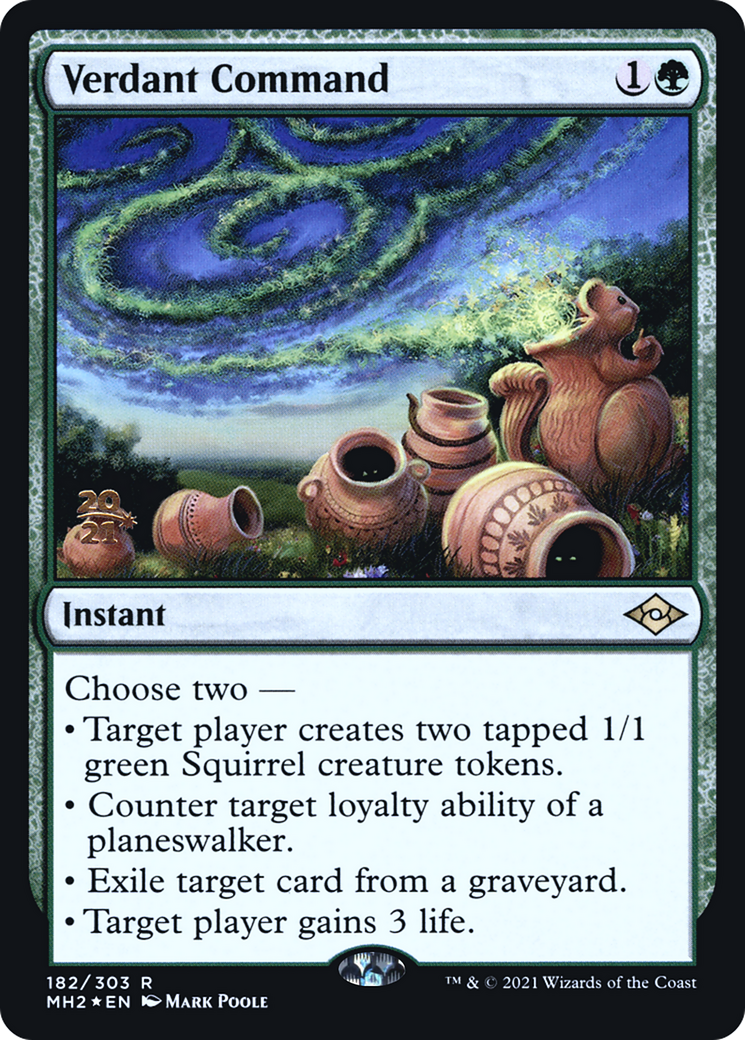 Verdant Command - Prerelease Promo [PMH2-182s]