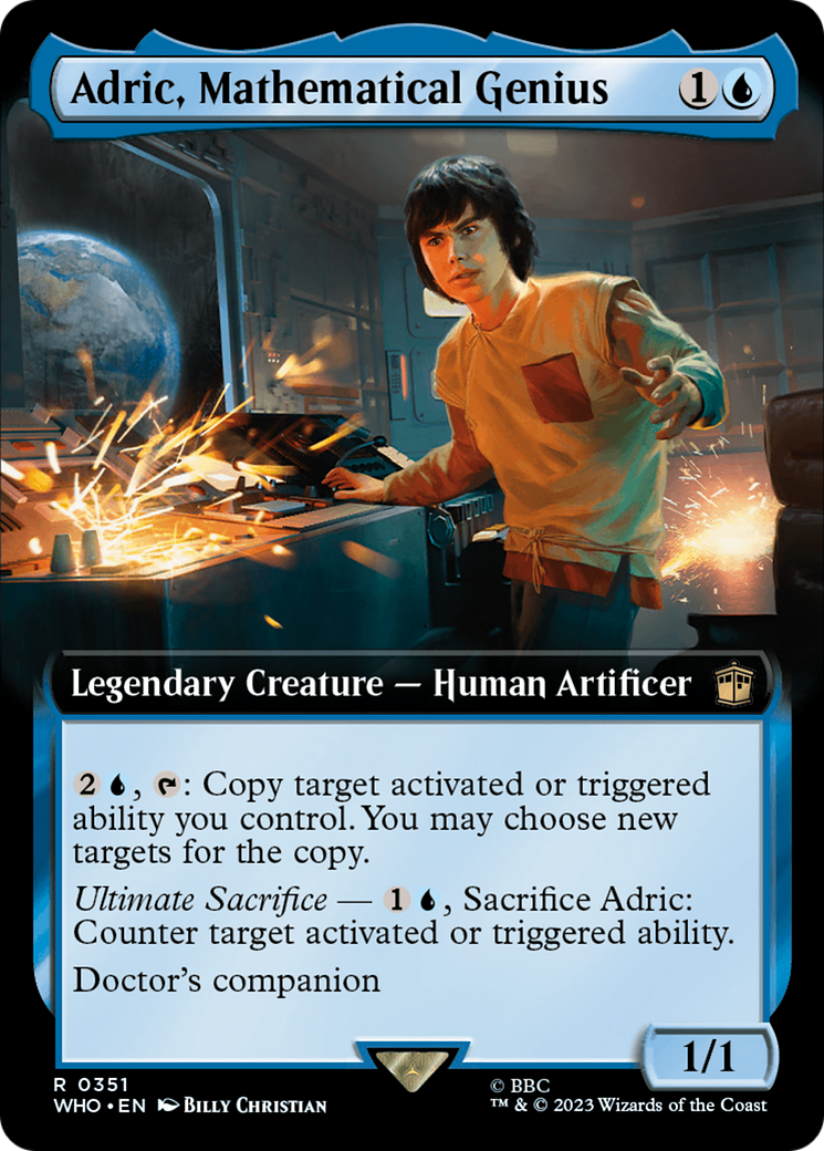 Adric, Mathematical Genius - Extended Art [WHO-351]