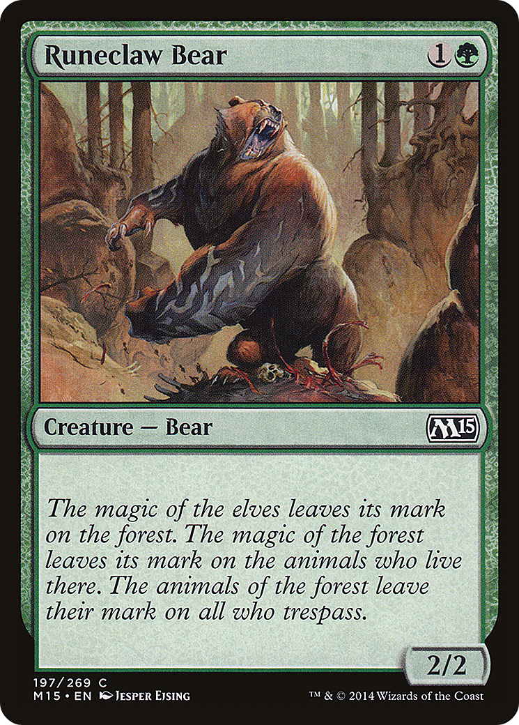Runeclaw Bear [M15-197]