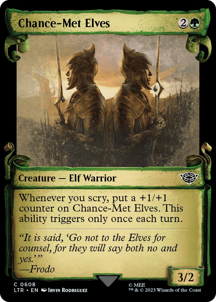 Chance-Met Elves - Scroll Showcase [LTR-608]