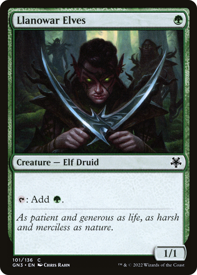 Llanowar Elves [GN3-101]