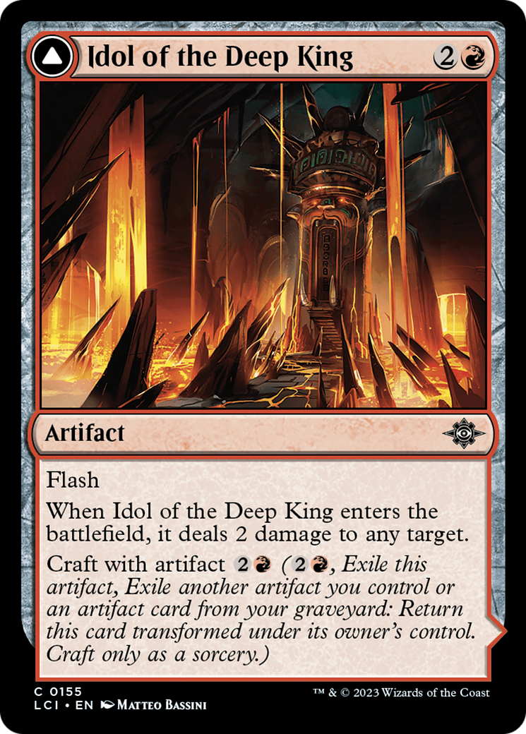 Idol of the Deep King // Sovereign's Macuahuitl [LCI-155]