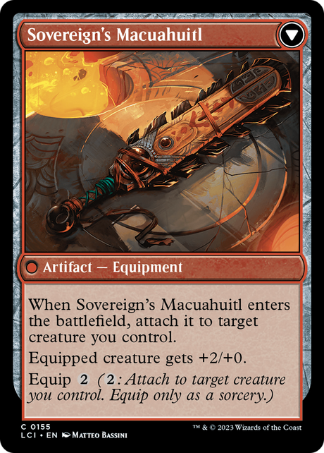 Idol of the Deep King // Sovereign's Macuahuitl [LCI-155]