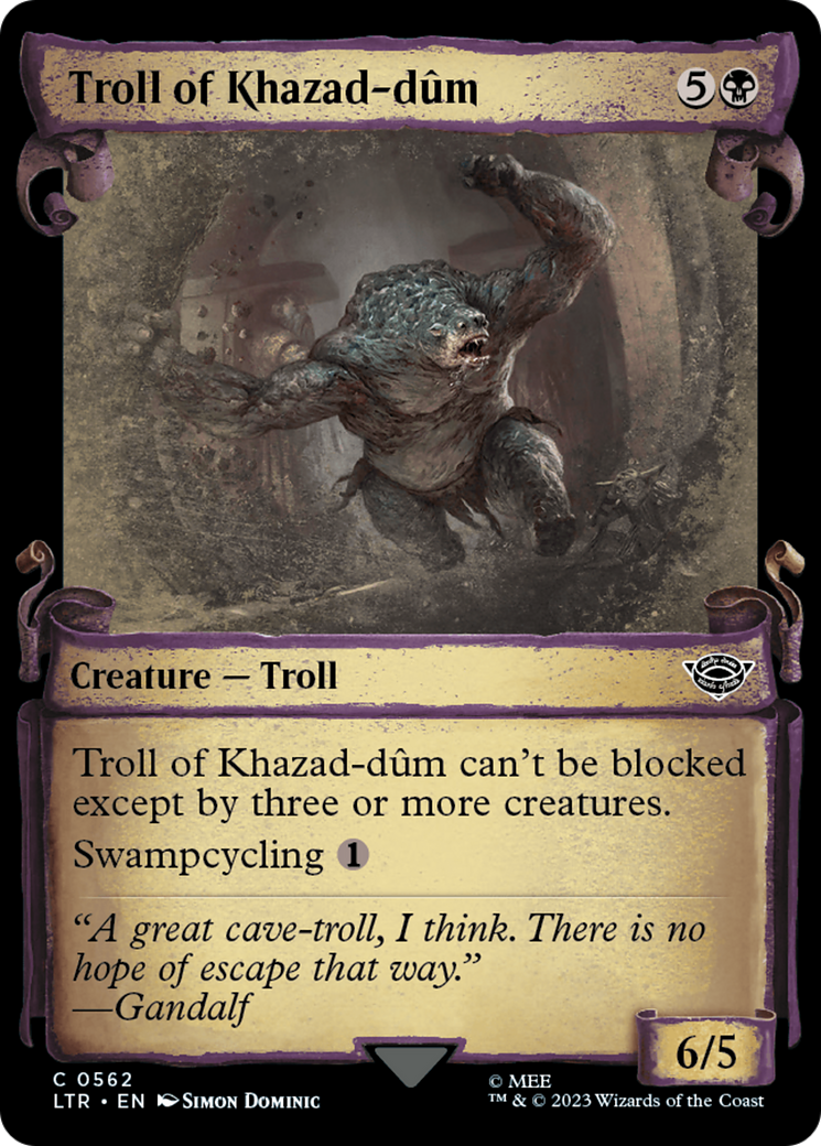 Troll of Khazad-dûm - Scroll Showcase [LTR-562]