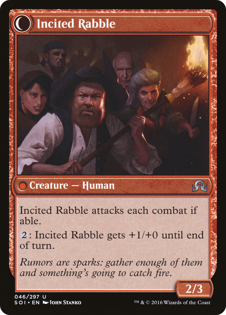 Town Gossipmonger // Incited Rabble [SOI-46]