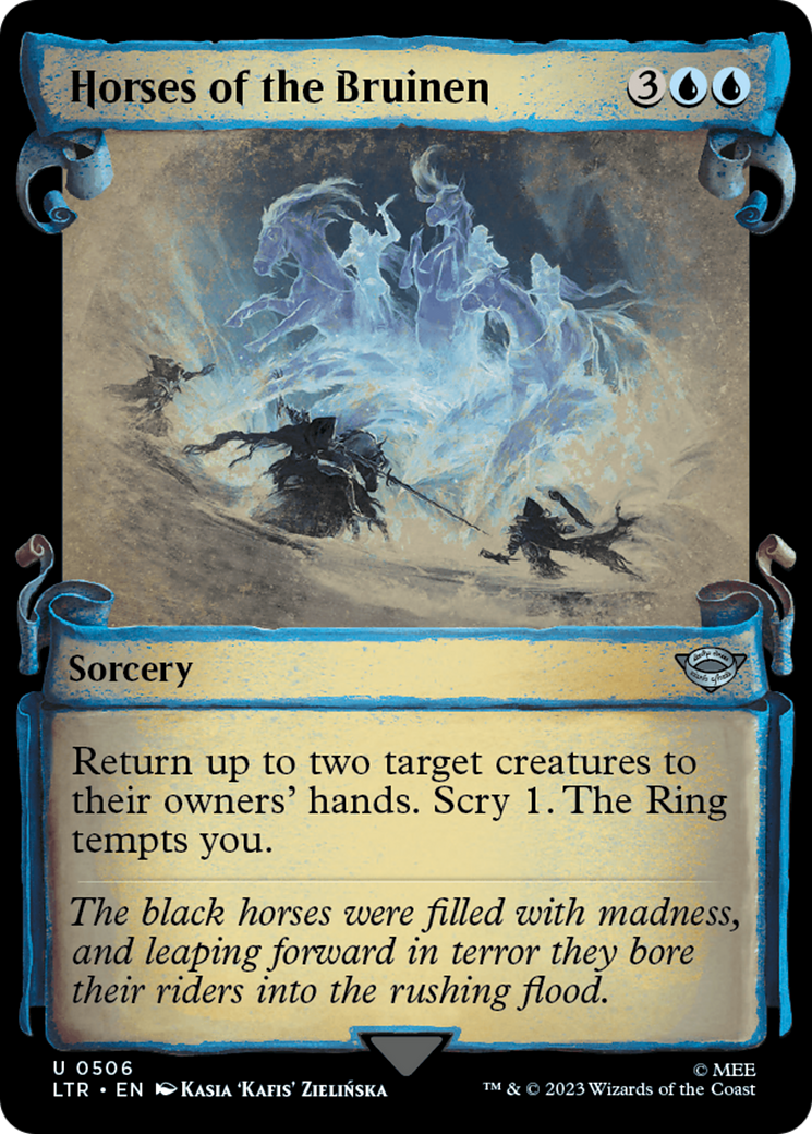 Horses of the Bruinen - Scroll Showcase [LTR-506]