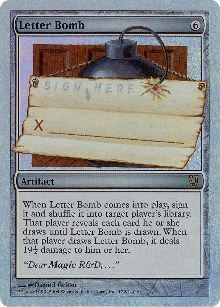 Letter Bomb [UNH-122★]