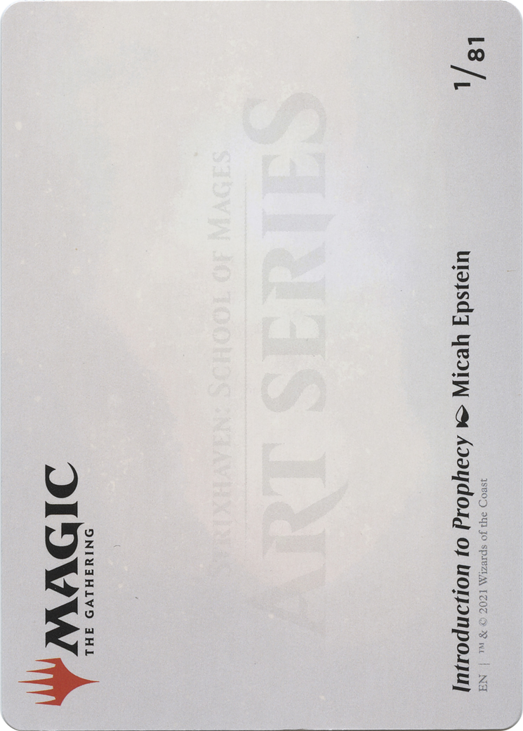 Introduction to Prophecy // Introduction to Prophecy [ASTX-1]