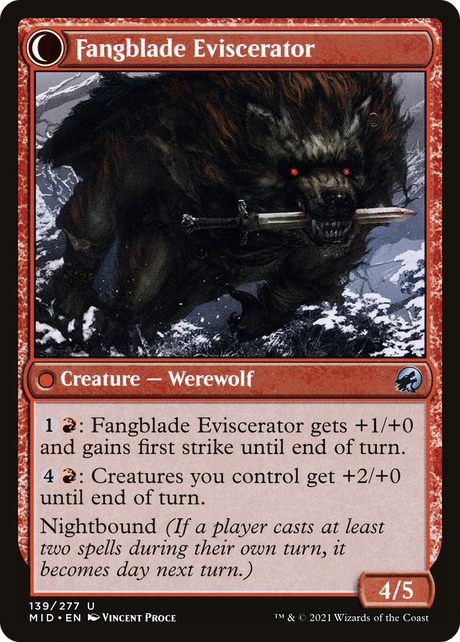 Fangblade Brigand // Fangblade Eviscerator [MID-139]