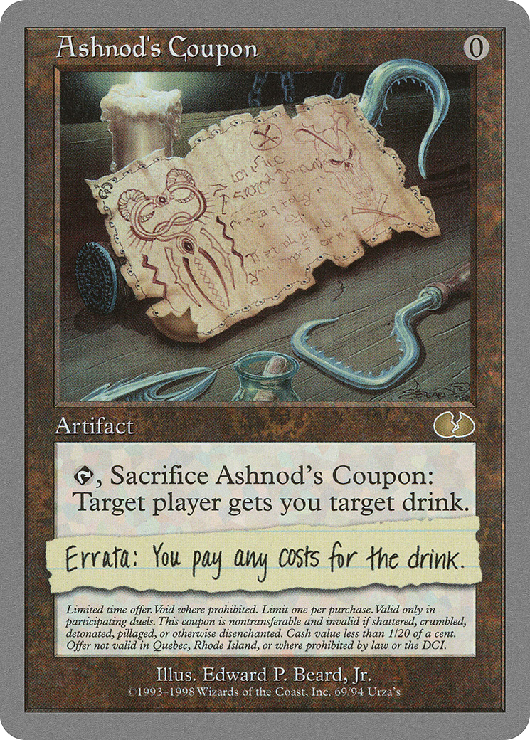 Ashnod's Coupon [UGL-69]