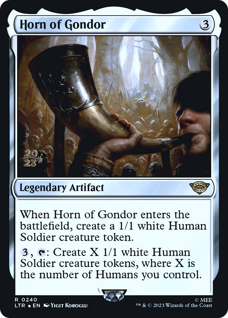 Horn of Gondor - Prerelease Promo [PLTR-240s]