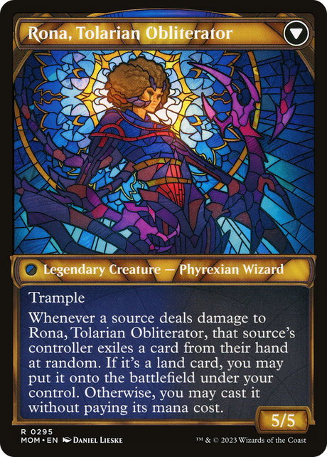 Rona, Herald of Invasion // Rona, Tolarian Obliterator - Showcase [MOM-295]