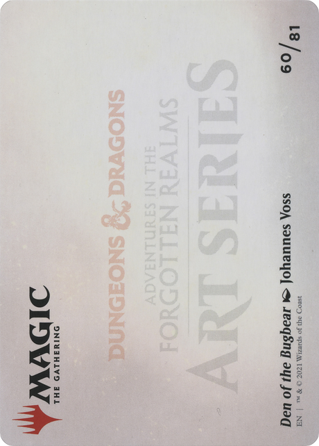 Den of the Bugbear // Den of the Bugbear [AAFR-60]