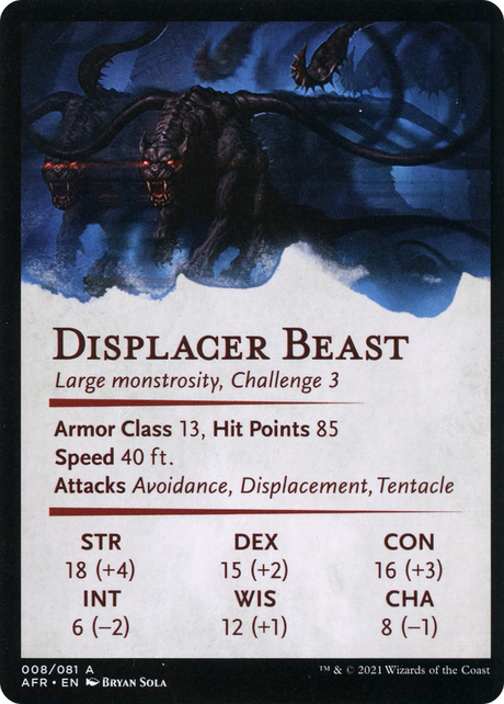 Displacer Beast // Displacer Beast [AAFR-8]