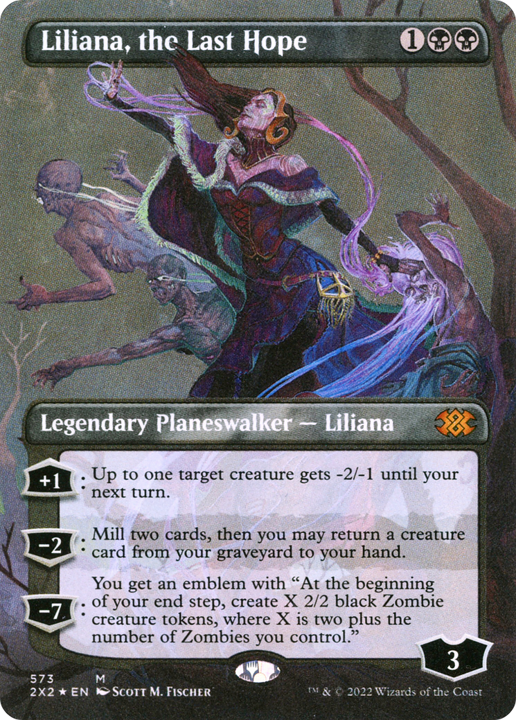 Liliana, the Last Hope - Borderless - Textured Foil [2X2-573]