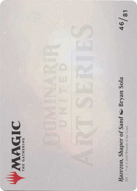 Hazezon, Shaper of Sand // Hazezon, Shaper of Sand [ADMU-46]