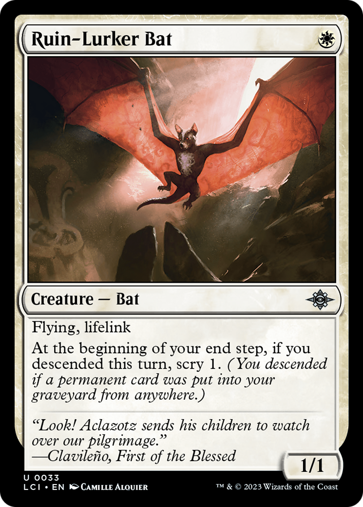 Ruin-Lurker Bat [LCI-33]