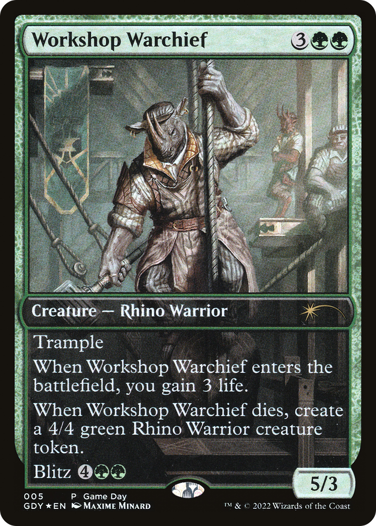 Workshop Warchief - Full Art - Promo [GDY-5]