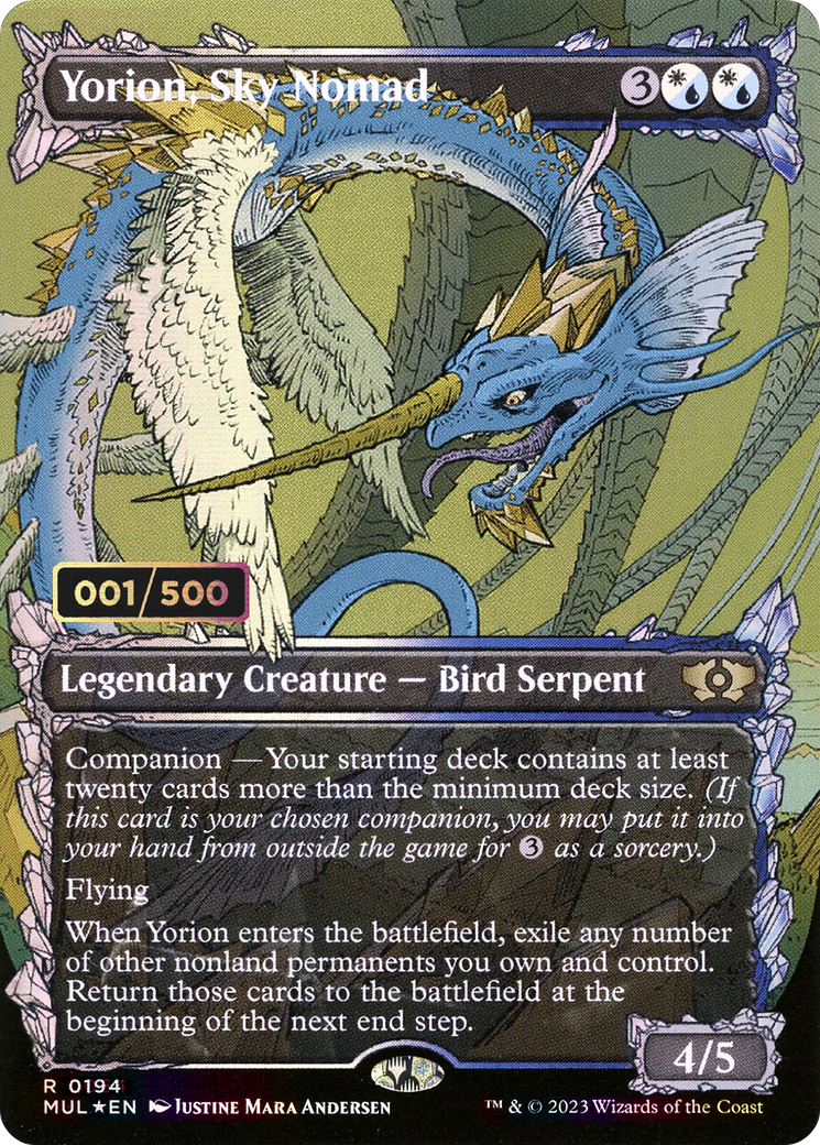 Yorion, Sky Nomad - Borderless - Showcase - Serialized - Full Art [MUL-194z]
