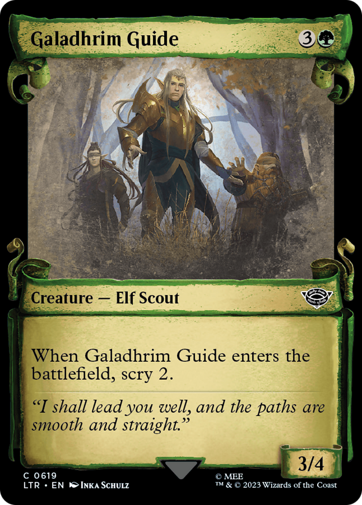 Galadhrim Guide - Scroll Showcase [LTR-619]