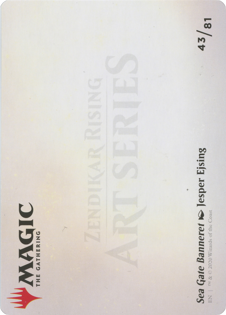 Sea Gate Banneret // Sea Gate Banneret - Borderless [AZNR-43]