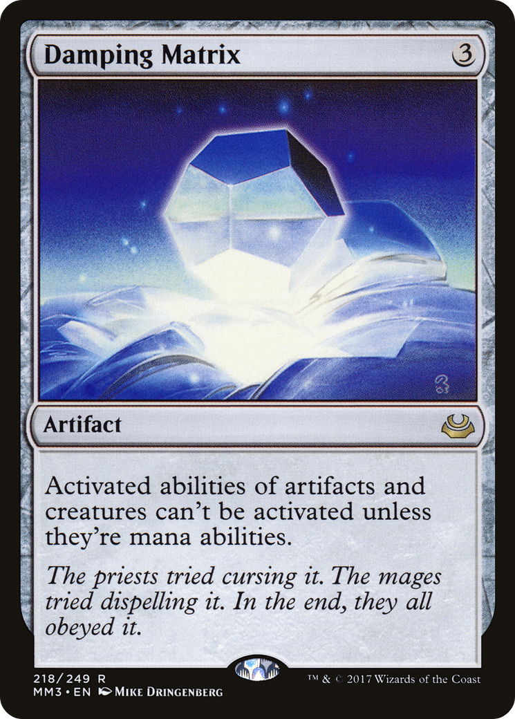 Damping Matrix [MM3-218]