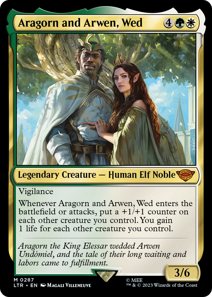 Aragorn and Arwen, Wed [LTR-287]
