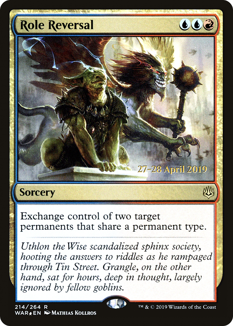 Role Reversal - Prerelease Promo [PWAR-214s]