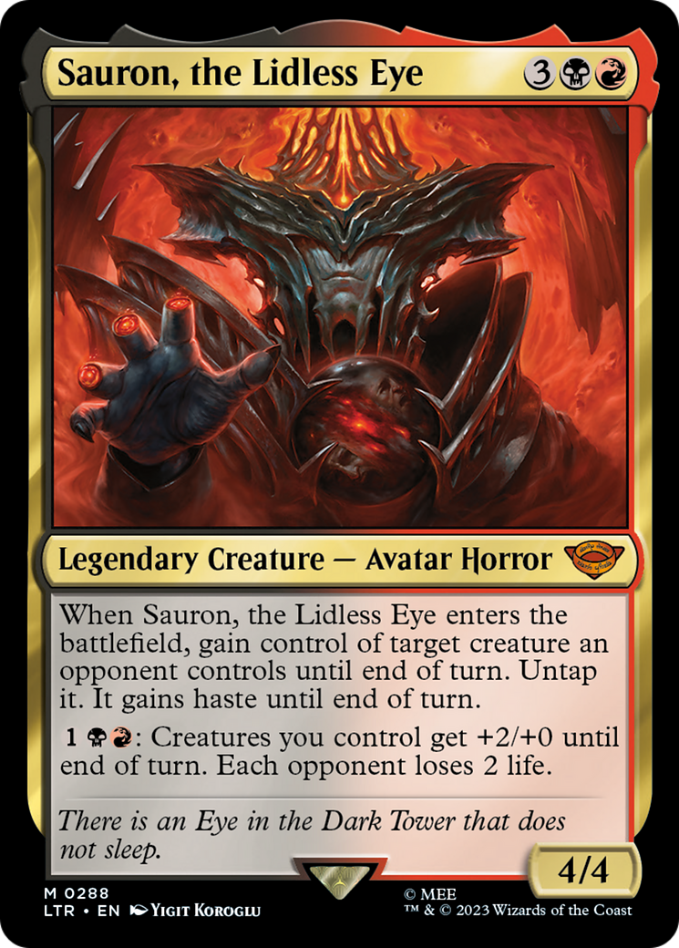 Sauron, the Lidless Eye [LTR-288]