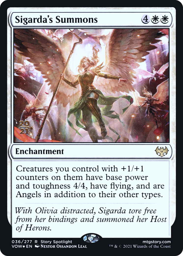 Sigarda's Summons - Prerelease Promo [PVOW-36s]
