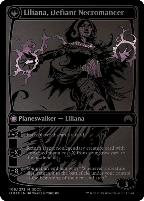 Liliana, Heretical Healer // Liliana, Defiant Necromancer - Promo [PS15-106]