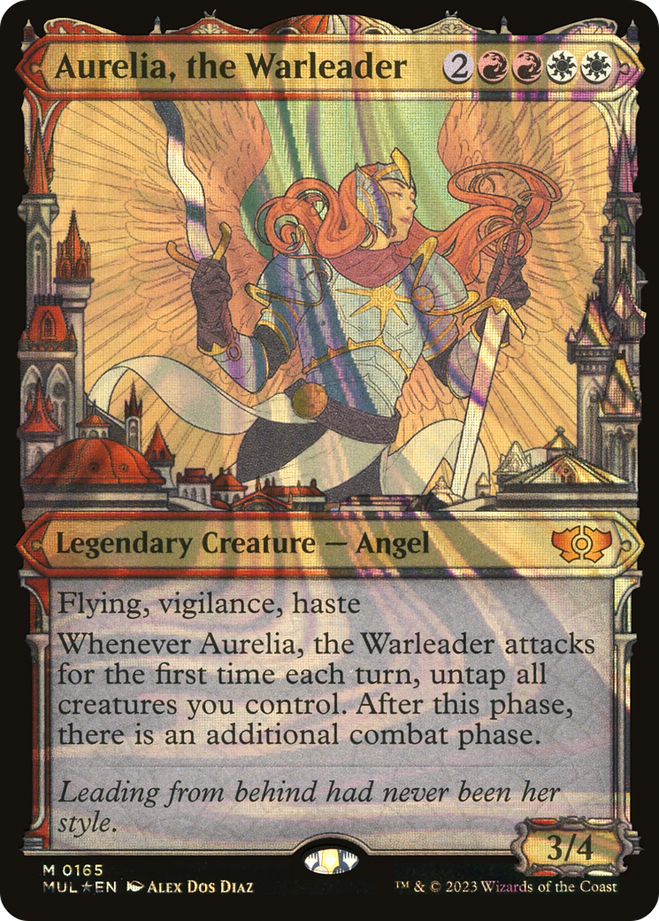 Aurelia, the Warleader - Ravnica City Showcase - Halo Foil [MUL-165]