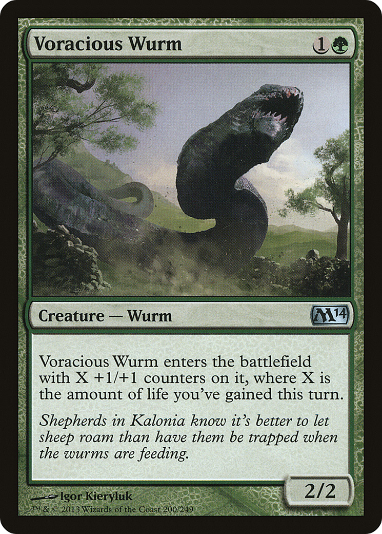 Voracious Wurm [M14-200]