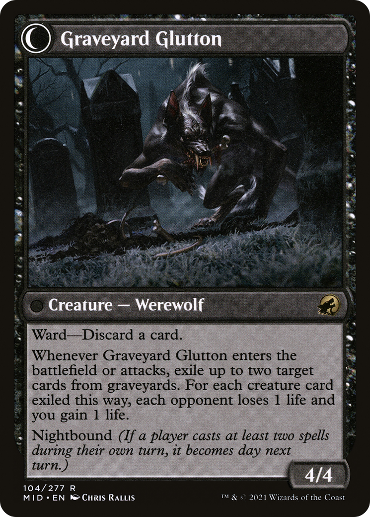 Graveyard Trespasser // Graveyard Glutton [MID-104]