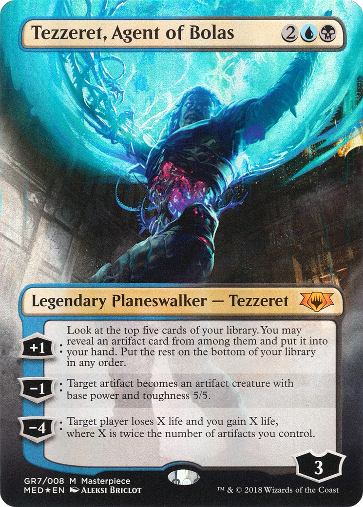 Tezzeret, Agent of Bolas - Borderless [MED-GR7]