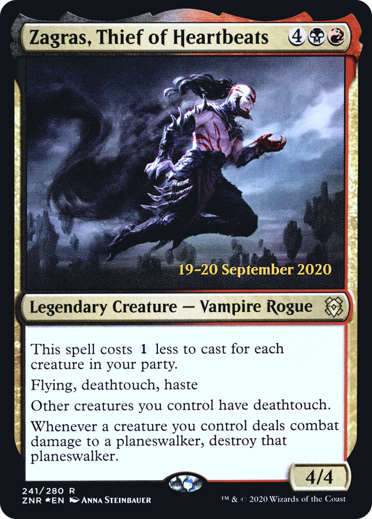 Zagras, Thief of Heartbeats - Prerelease Promo [PZNR-241s]