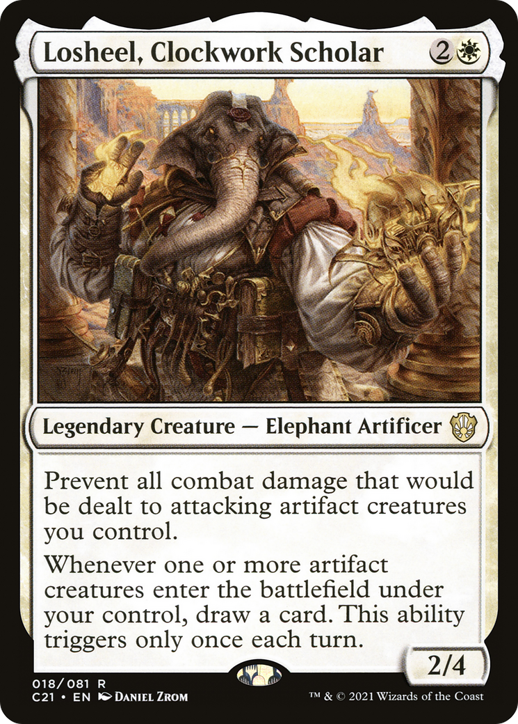 Losheel, Clockwork Scholar [C21-18]