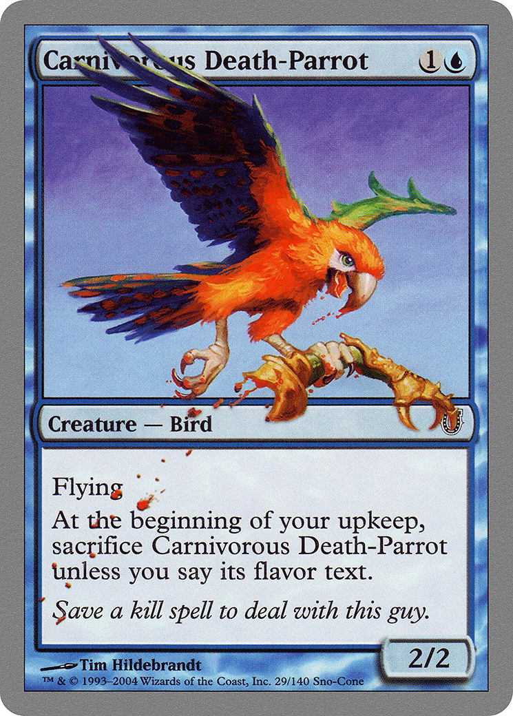 Carnivorous Death-Parrot [UNH-29]
