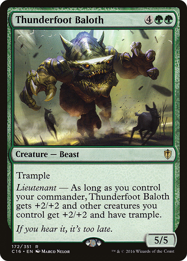 Thunderfoot Baloth [C16-172]