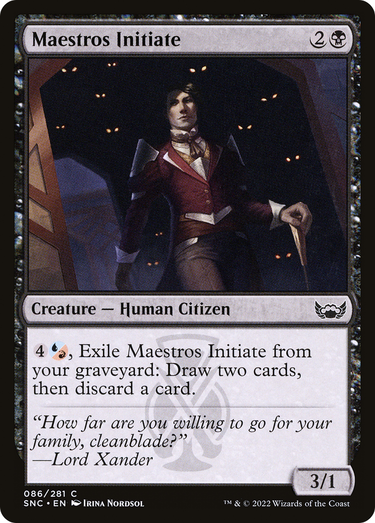 Maestros Initiate [SNC-86]