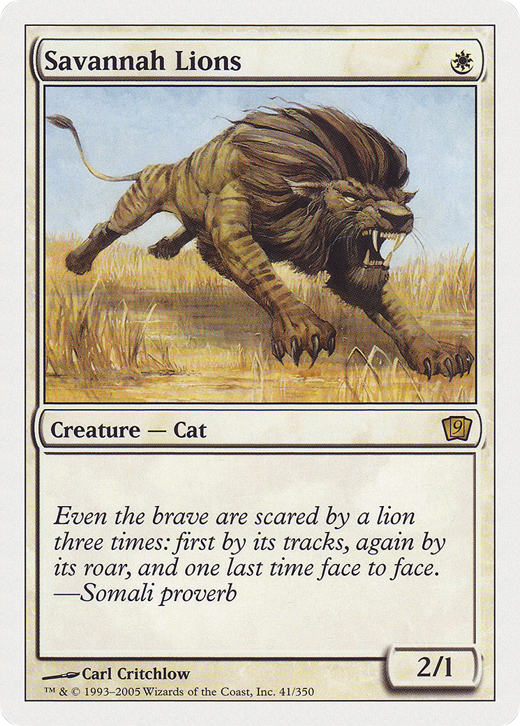 Savannah Lions [9ED-41]