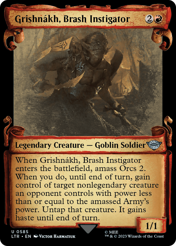Grishnákh, Brash Instigator - Scroll Showcase [LTR-585]