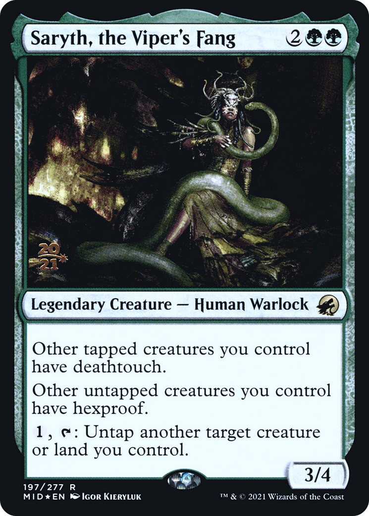 Saryth, the Viper's Fang - Prerelease Promo [PMID-197s]