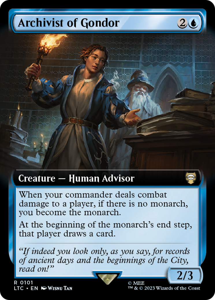 Archivist of Gondor - Extended Art [LTC-101]