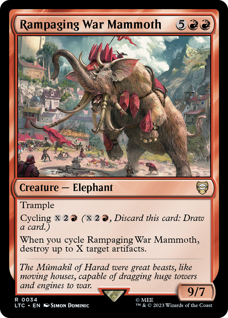 Rampaging War Mammoth [LTC-34]